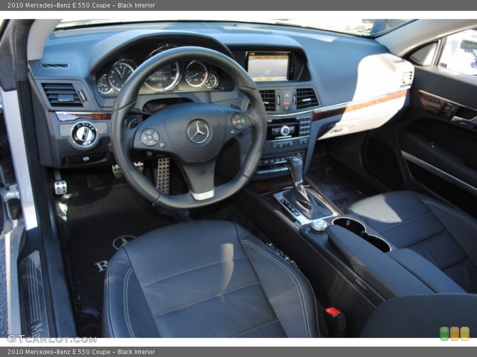 Black Interior Photo for the 2010 Mercedes-Benz E 550 Coupe #55861327