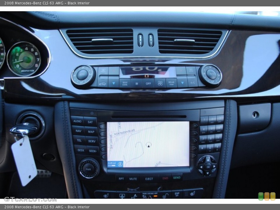 Black Interior Controls for the 2008 Mercedes-Benz CLS 63 AMG #55861768