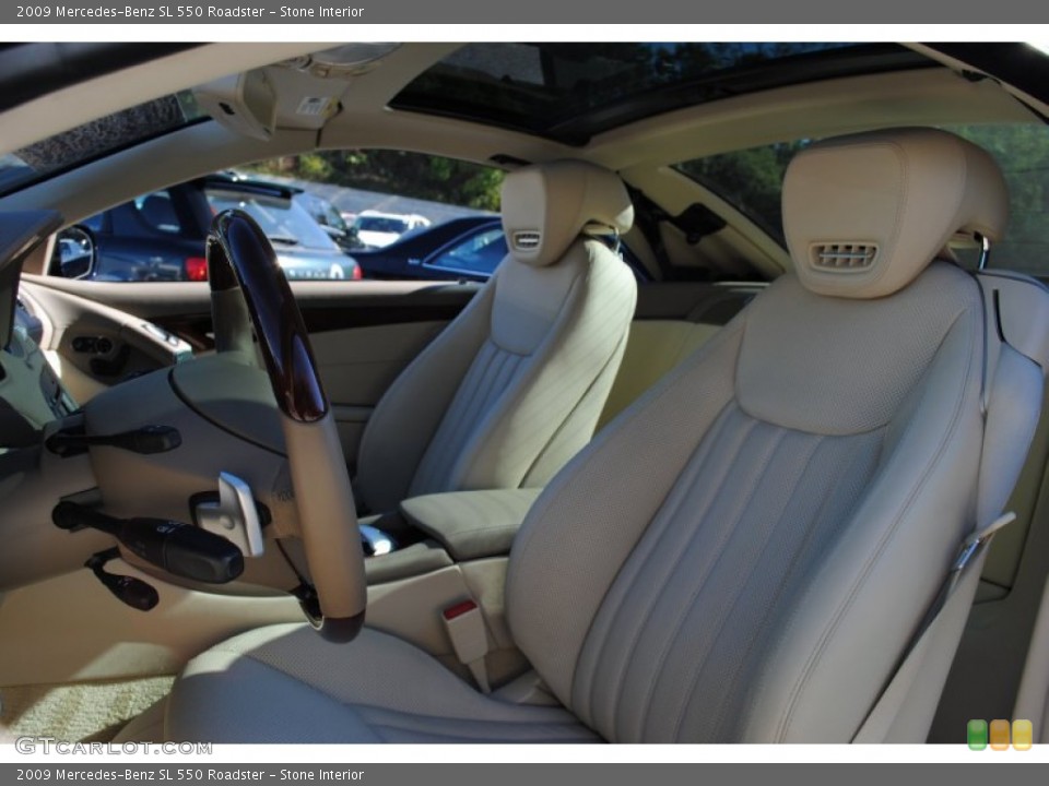 Stone Interior Photo for the 2009 Mercedes-Benz SL 550 Roadster #55862639