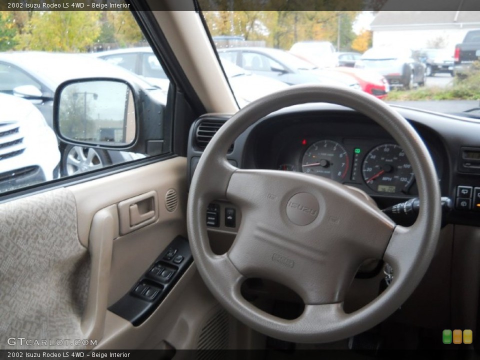 Beige Interior Steering Wheel for the 2002 Isuzu Rodeo LS 4WD #55862779