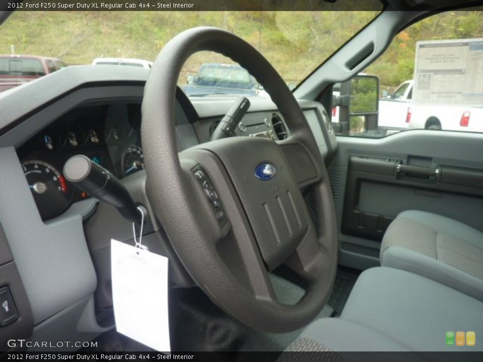 Steel Interior Steering Wheel for the 2012 Ford F250 Super Duty XL Regular Cab 4x4 #55863671