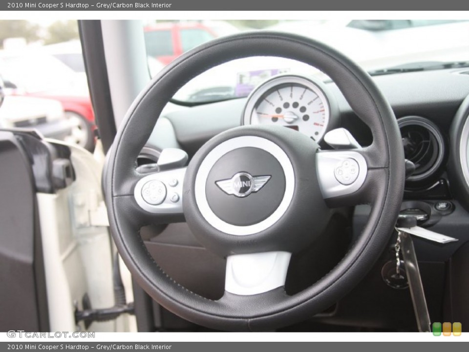 Grey/Carbon Black Interior Steering Wheel for the 2010 Mini Cooper S Hardtop #55865277