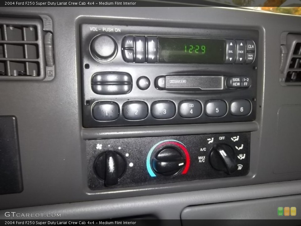 Medium Flint Interior Audio System for the 2004 Ford F250 Super Duty Lariat Crew Cab 4x4 #55866454