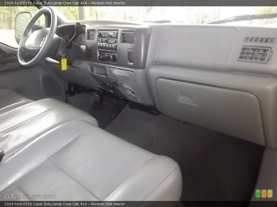 Medium Flint Interior Dashboard for the 2004 Ford F250 Super Duty Lariat Crew Cab 4x4 #55866478