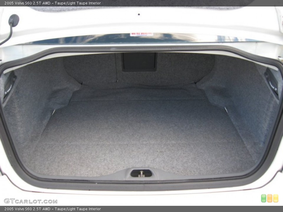 Taupe/Light Taupe Interior Trunk for the 2005 Volvo S60 2.5T AWD #55867111