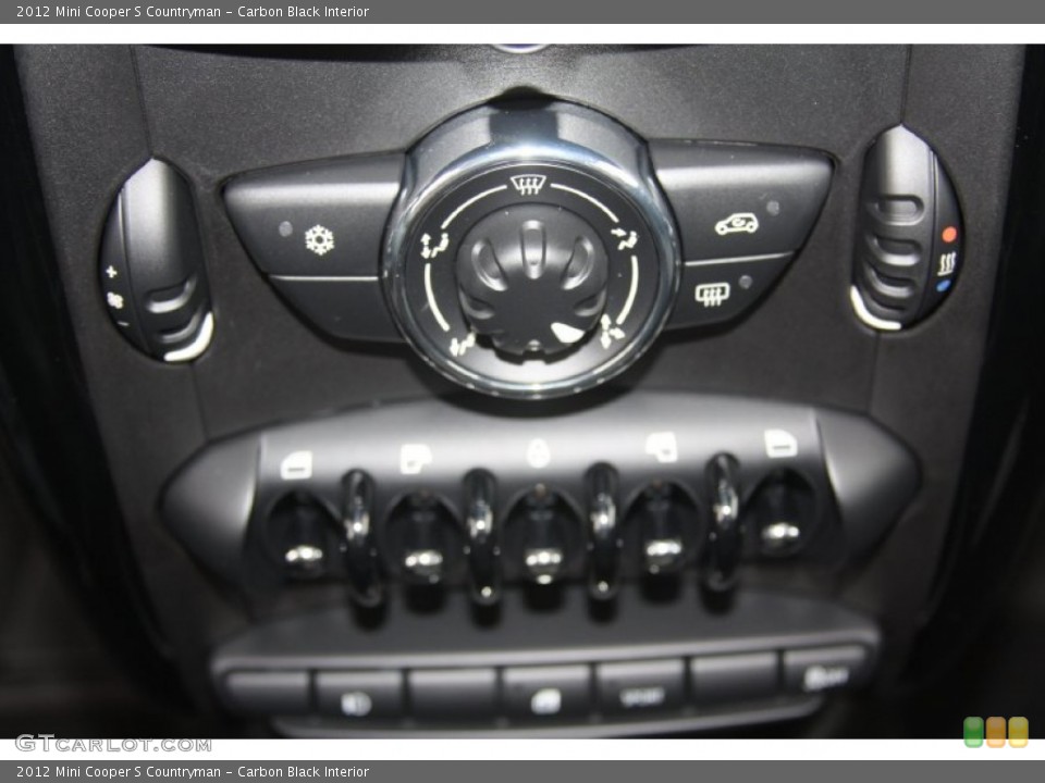 Carbon Black Interior Controls for the 2012 Mini Cooper S Countryman #55867753