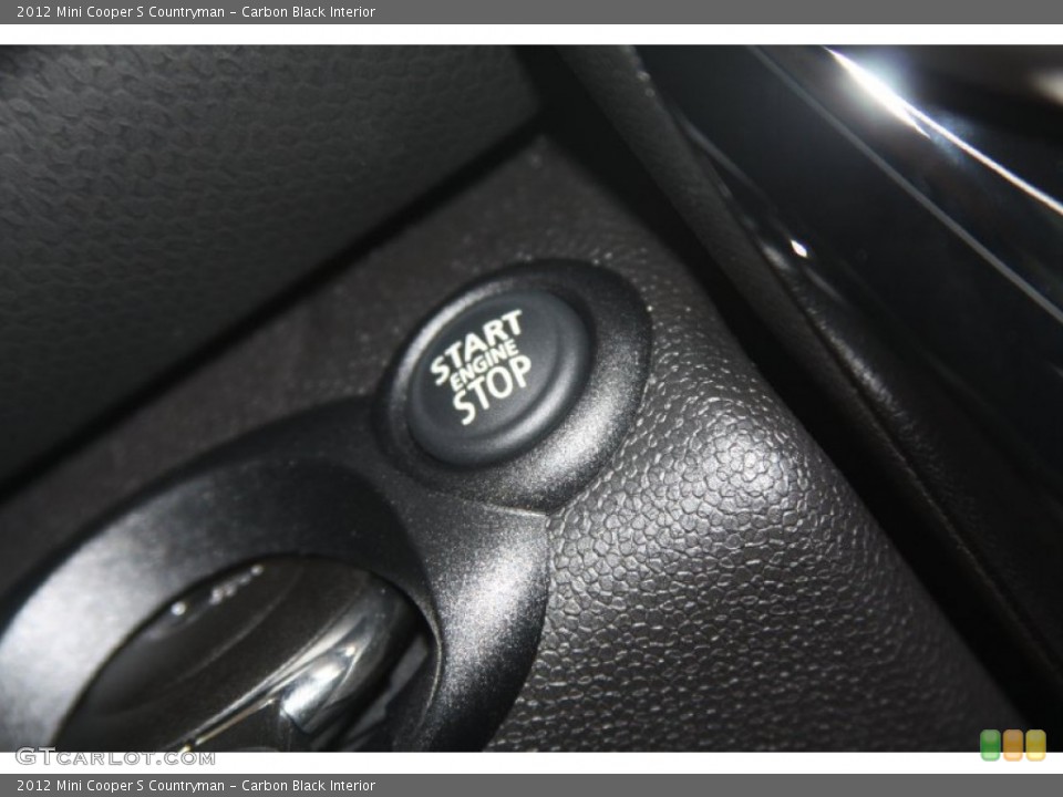 Carbon Black Interior Controls for the 2012 Mini Cooper S Countryman #55867777