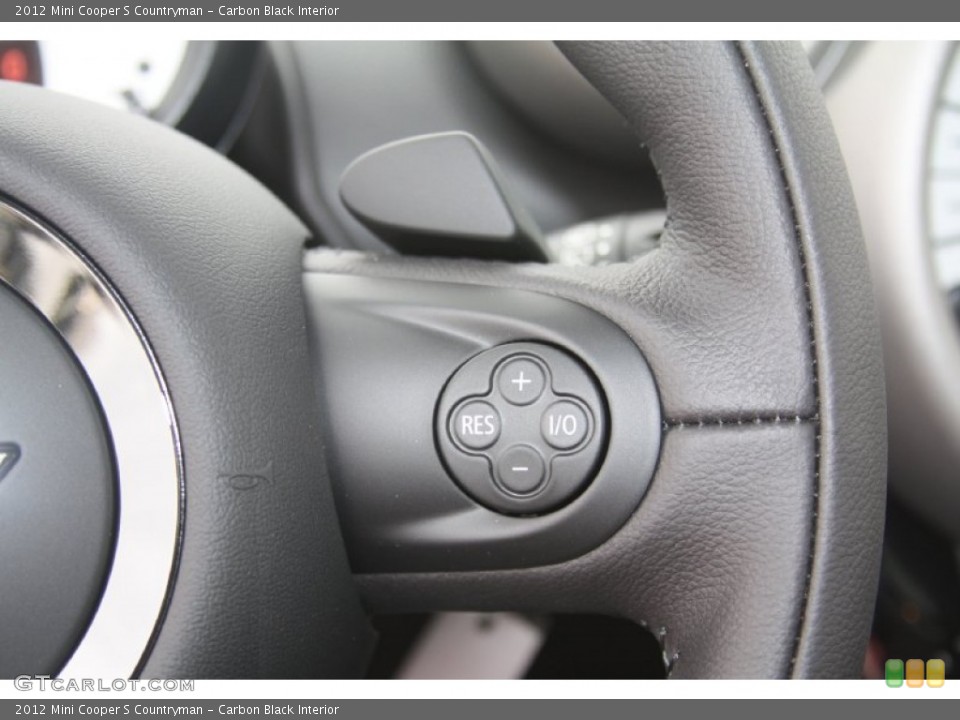Carbon Black Interior Controls for the 2012 Mini Cooper S Countryman #55867781