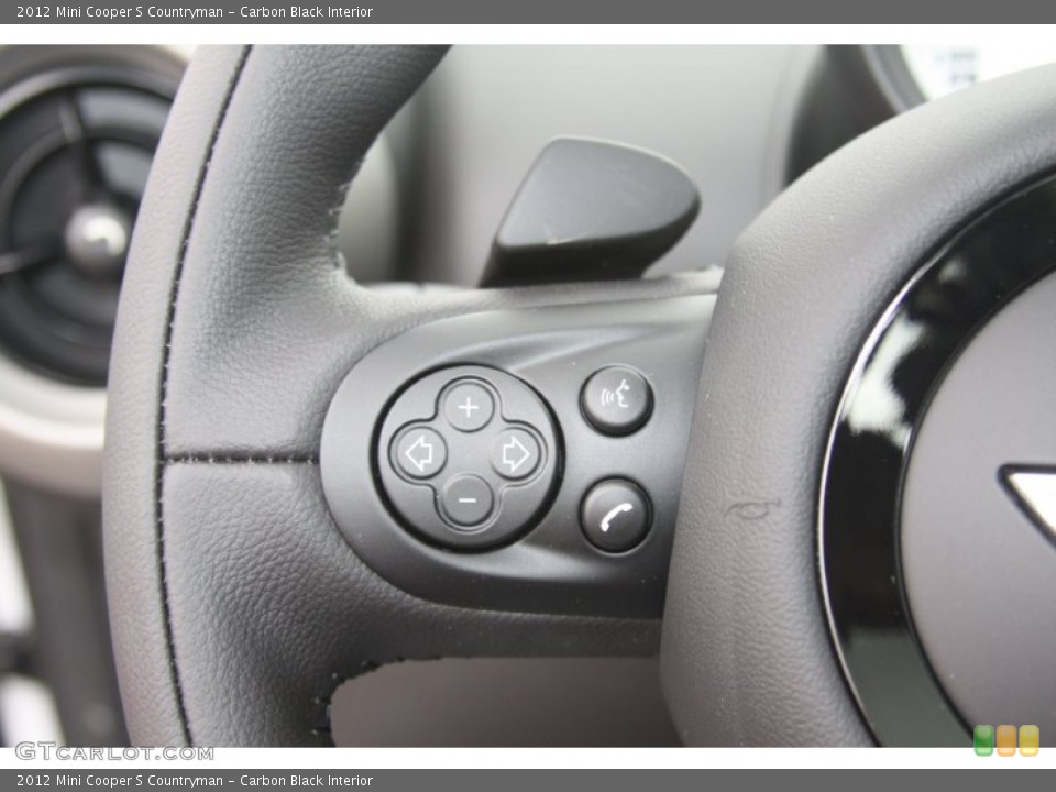 Carbon Black Interior Controls for the 2012 Mini Cooper S Countryman #55867787