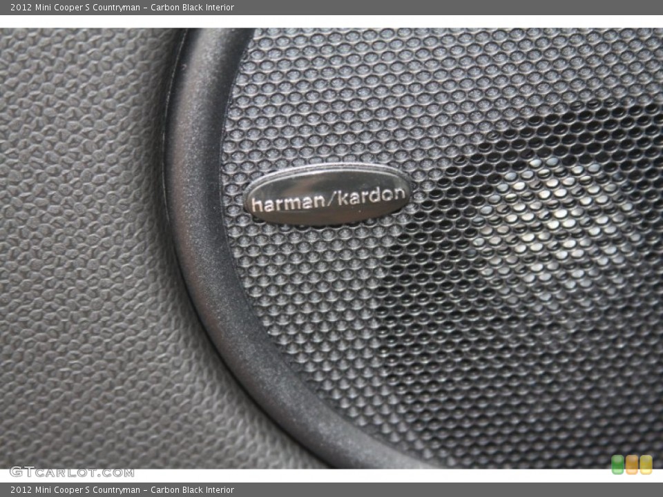 Carbon Black Interior Audio System for the 2012 Mini Cooper S Countryman #55867810