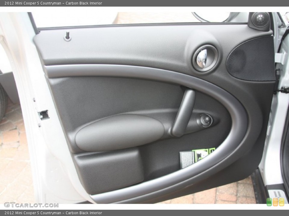 Carbon Black Interior Door Panel for the 2012 Mini Cooper S Countryman #55867894