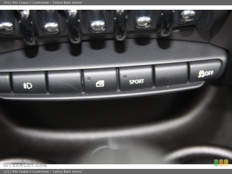 Carbon Black Interior Controls for the 2012 Mini Cooper S Countryman #55867924