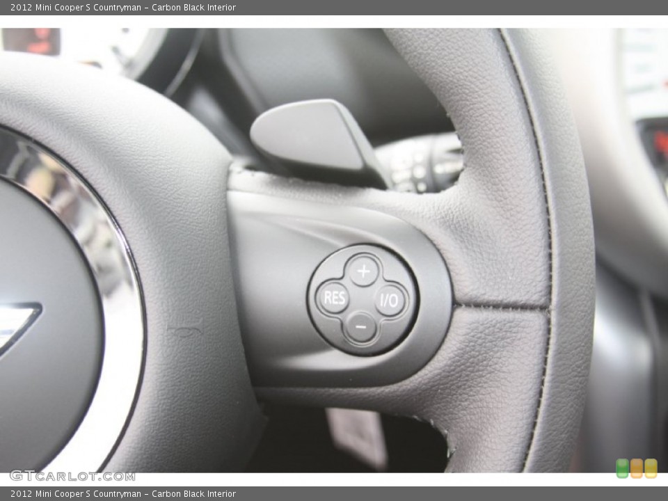 Carbon Black Interior Controls for the 2012 Mini Cooper S Countryman #55867947