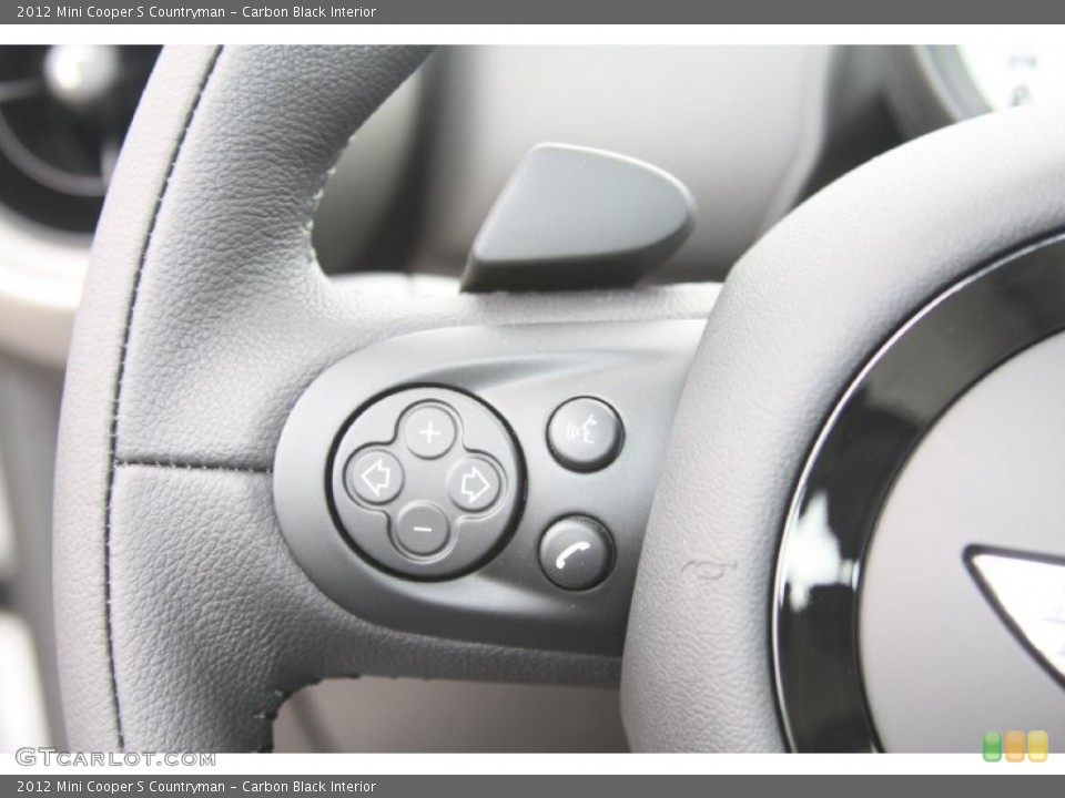 Carbon Black Interior Controls for the 2012 Mini Cooper S Countryman #55867952