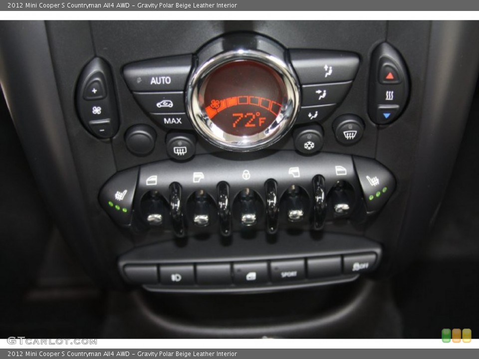 Gravity Polar Beige Leather Interior Controls for the 2012 Mini Cooper S Countryman All4 AWD #55868104