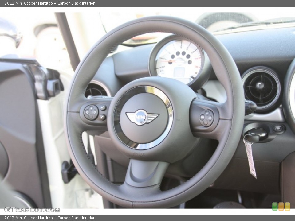 Carbon Black Interior Steering Wheel for the 2012 Mini Cooper Hardtop #55868836
