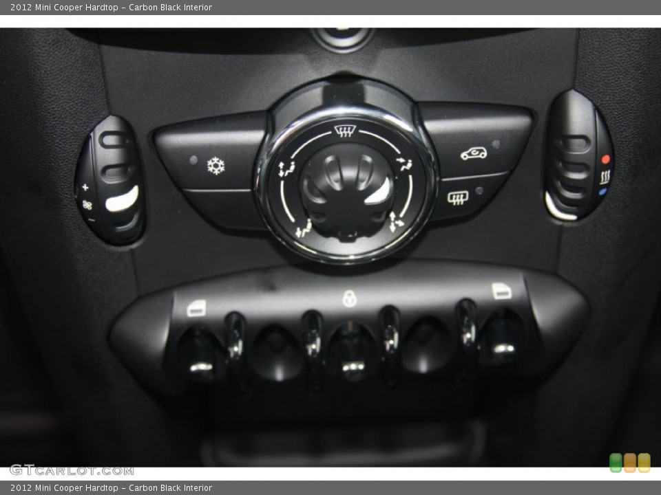 Carbon Black Interior Controls for the 2012 Mini Cooper Hardtop #55869076