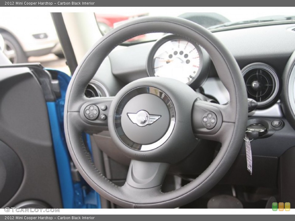 Carbon Black Interior Steering Wheel for the 2012 Mini Cooper Hardtop #55869118