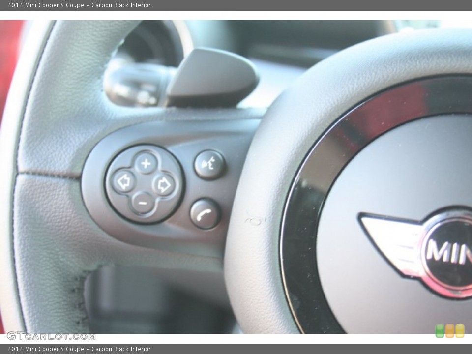 Carbon Black Interior Controls for the 2012 Mini Cooper S Coupe #55869776