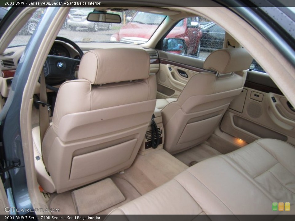 Sand Beige Interior Photo for the 2001 BMW 7 Series 740iL Sedan #55873008