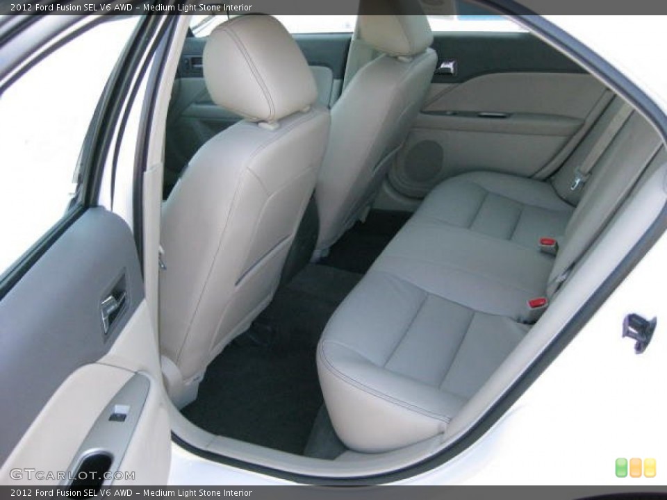 Medium Light Stone Interior Photo for the 2012 Ford Fusion SEL V6 AWD #55873623
