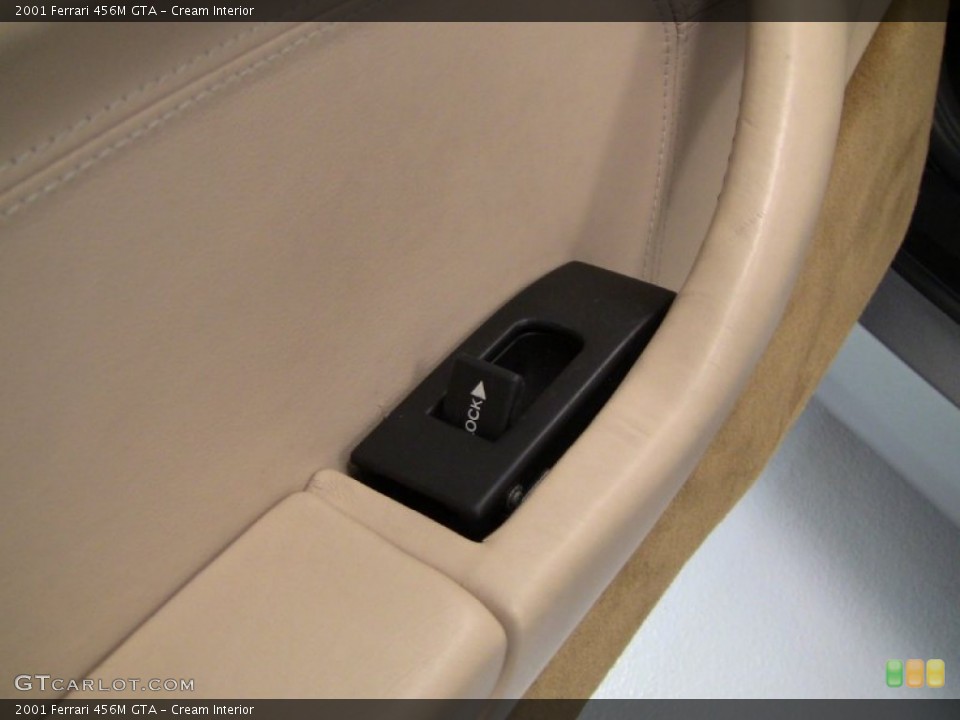 Cream Interior Controls for the 2001 Ferrari 456M GTA #55874187