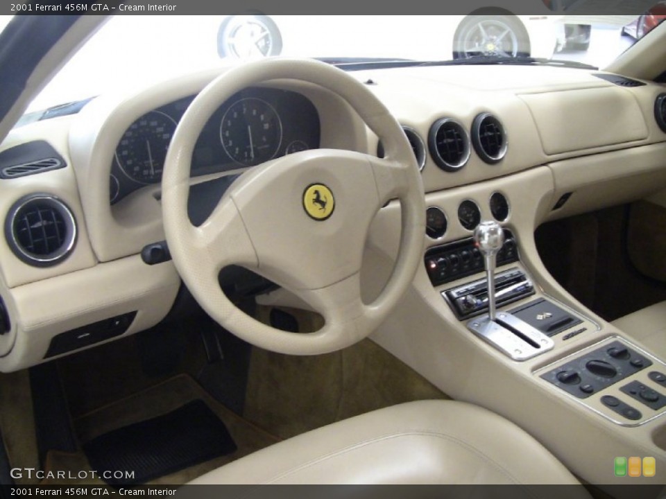 Cream 2001 Ferrari 456M Interiors