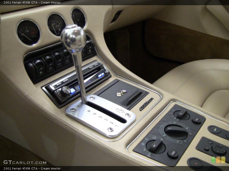 Cream Interior Transmission for the 2001 Ferrari 456M GTA #55874259