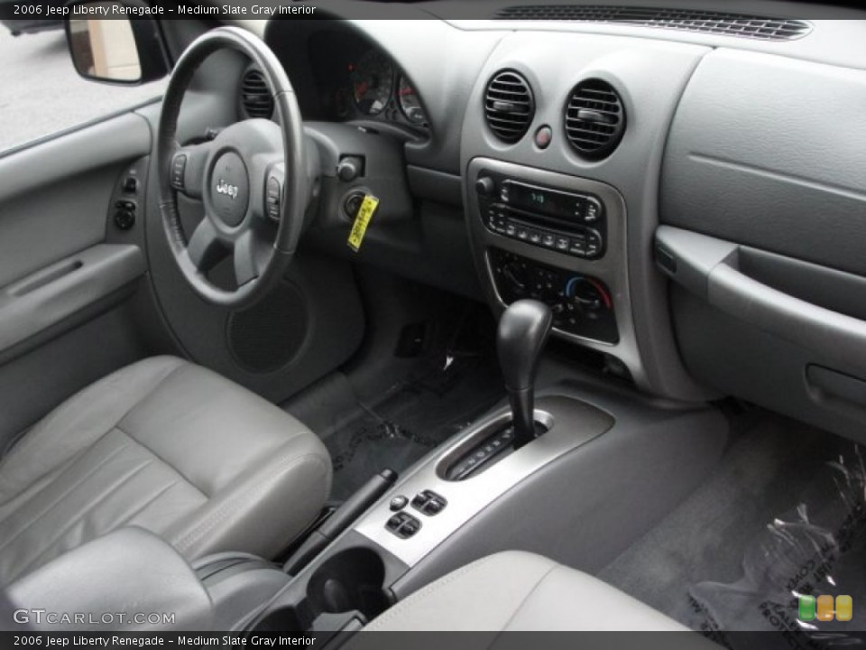 Medium Slate Gray Interior Dashboard for the 2006 Jeep Liberty Renegade #55874550