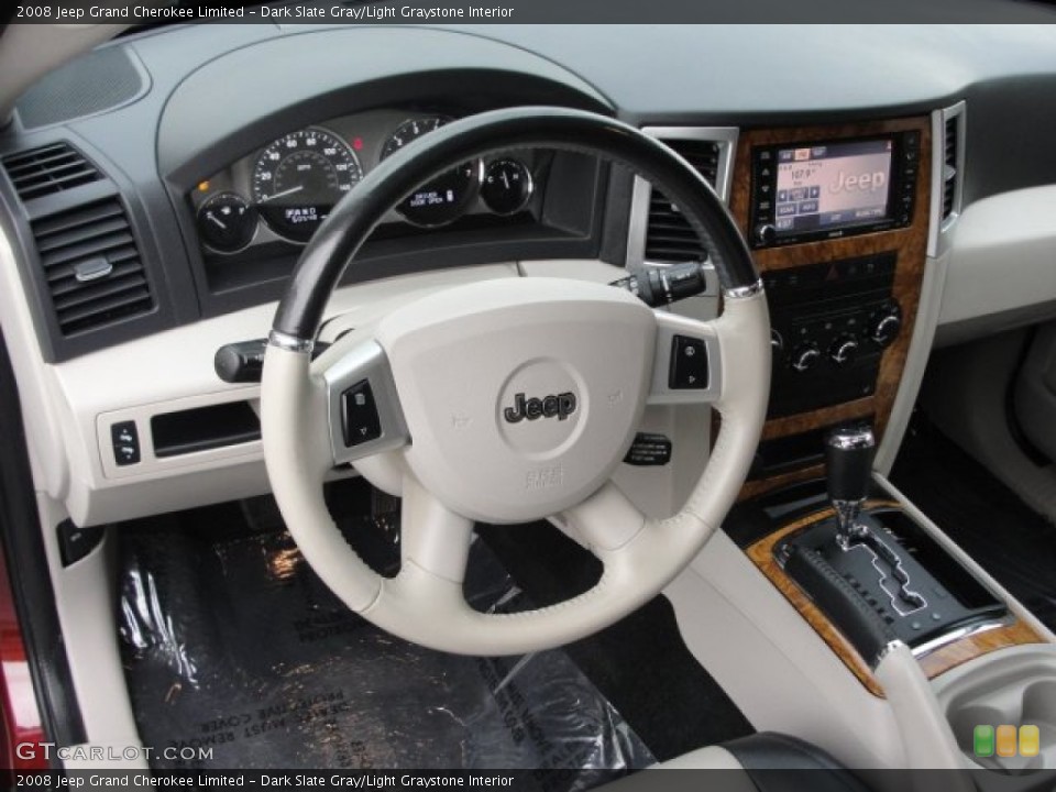 Dark Slate Gray/Light Graystone Interior Dashboard for the 2008 Jeep Grand Cherokee Limited #55874622
