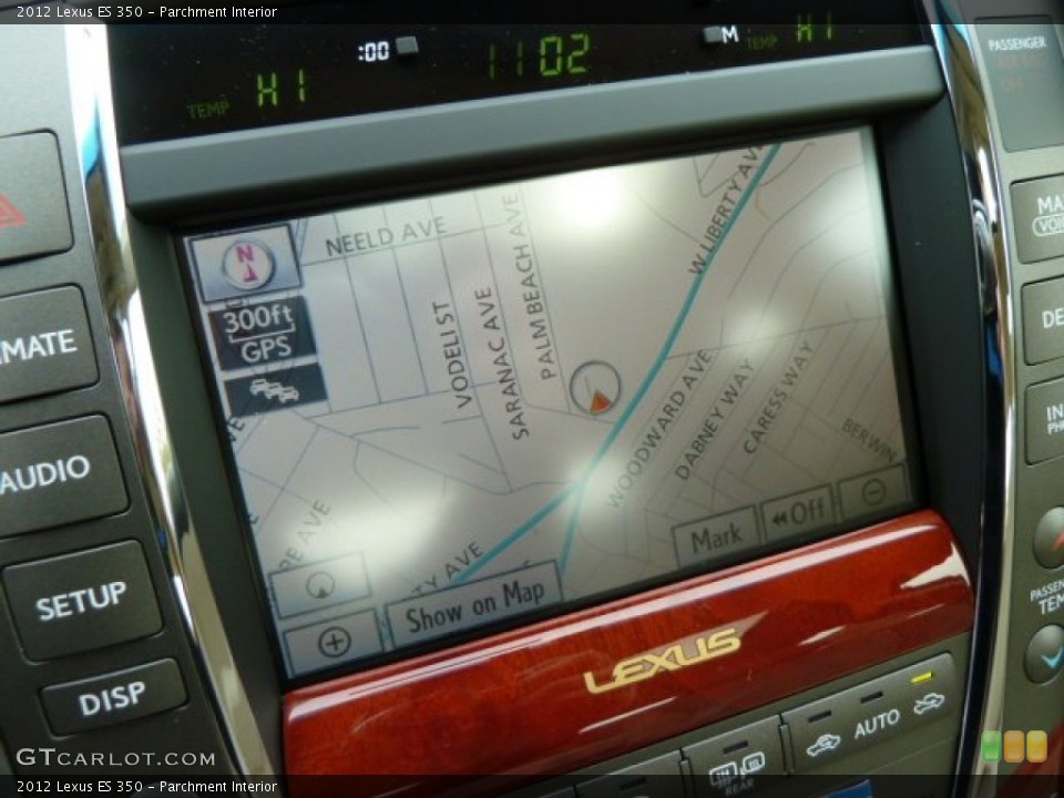 Parchment Interior Navigation for the 2012 Lexus ES 350 #55875685