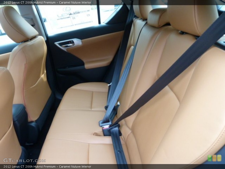 Caramel Nuluxe Interior Photo for the 2012 Lexus CT 200h Hybrid Premium #55875820