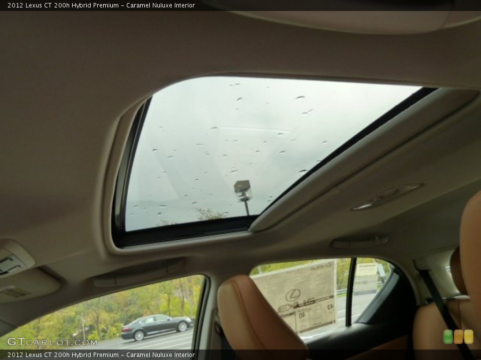 Caramel Nuluxe Interior Sunroof for the 2012 Lexus CT 200h Hybrid Premium #55875853