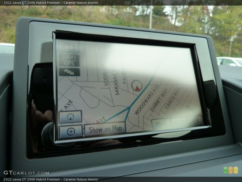 Caramel Nuluxe Interior Navigation for the 2012 Lexus CT 200h Hybrid Premium #55875862