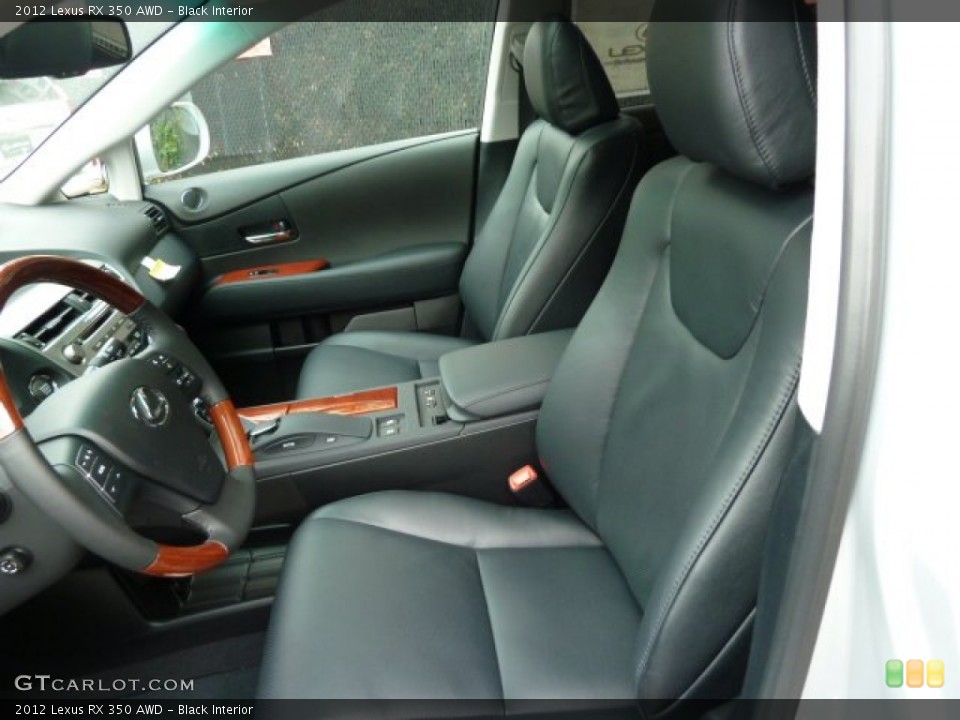 Black Interior Photo for the 2012 Lexus RX 350 AWD #55875979