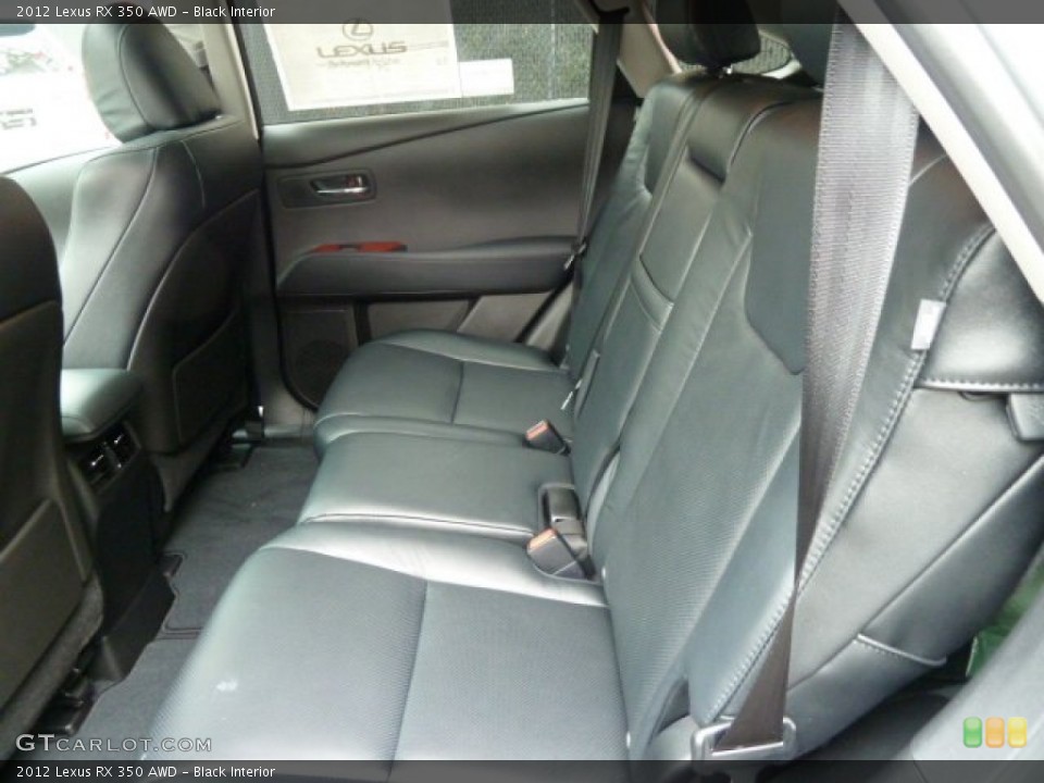 Black Interior Photo for the 2012 Lexus RX 350 AWD #55875990