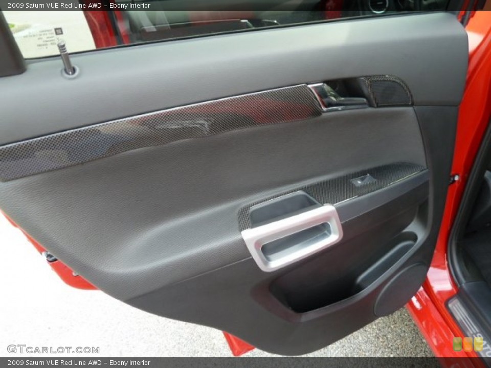 Ebony Interior Door Panel for the 2009 Saturn VUE Red Line AWD #55876963