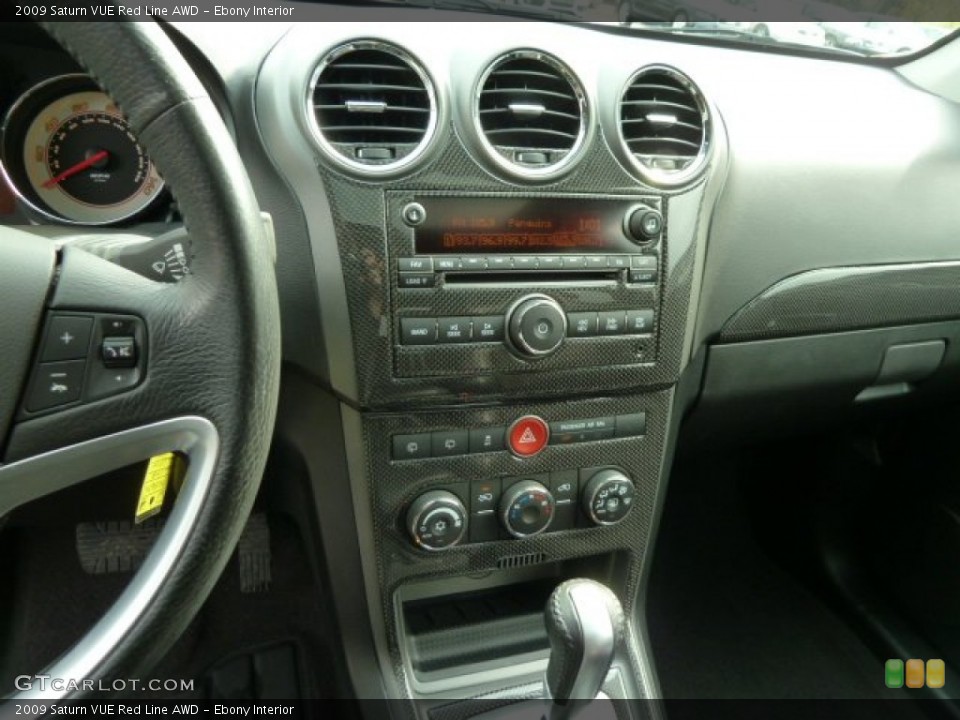 Ebony Interior Controls for the 2009 Saturn VUE Red Line AWD #55876999