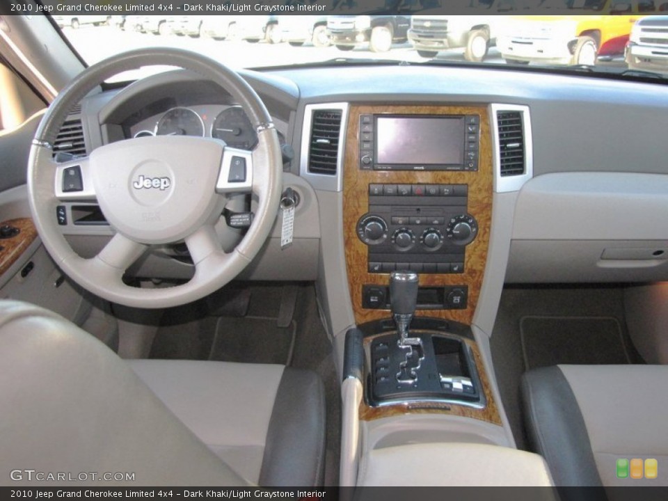 Dark Khaki/Light Graystone Interior Dashboard for the 2010 Jeep Grand Cherokee Limited 4x4 #55879096