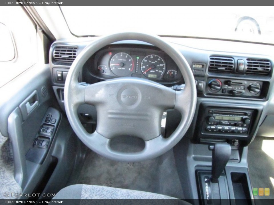 Gray Interior Dashboard for the 2002 Isuzu Rodeo S #55879329