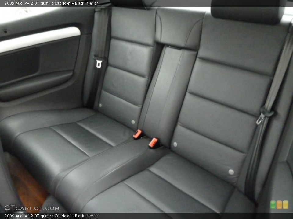 Black Interior Photo for the 2009 Audi A4 2.0T quattro Cabriolet #55880191