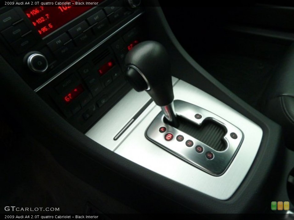 Black Interior Transmission for the 2009 Audi A4 2.0T quattro Cabriolet #55880236