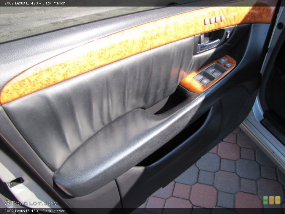 Black Interior Door Panel for the 2002 Lexus LS 430 #55880332