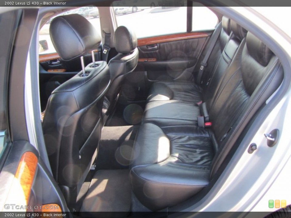 Black 2002 Lexus LS Interiors