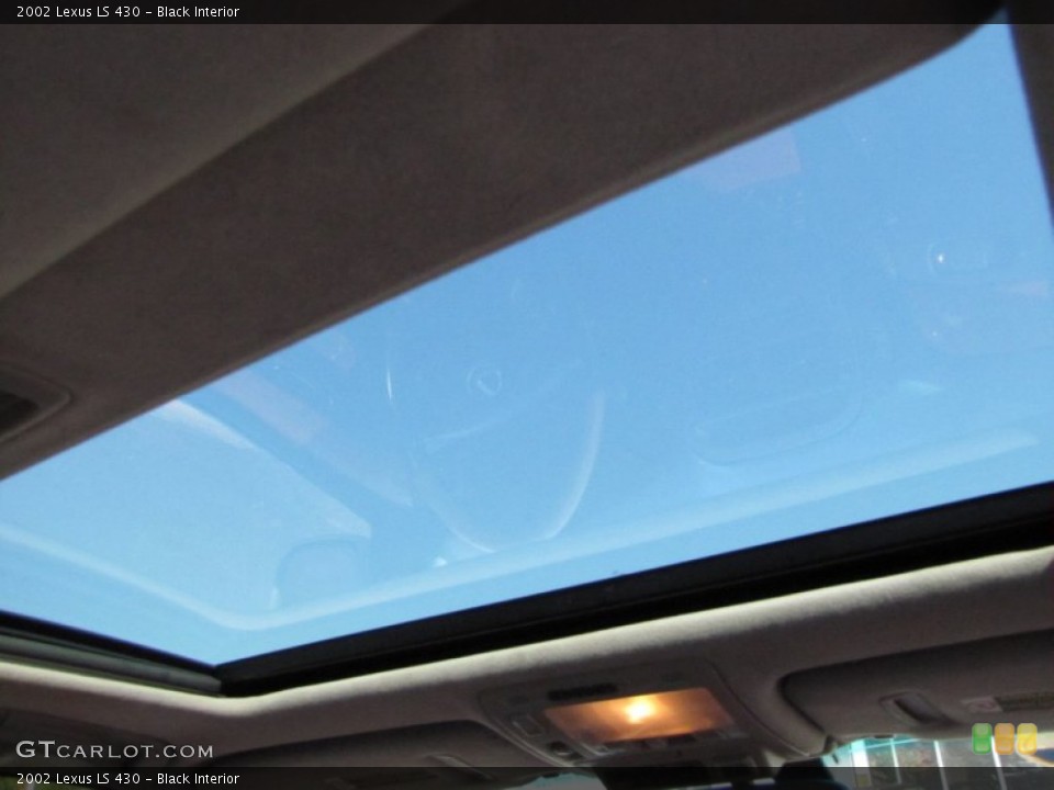 Black Interior Sunroof for the 2002 Lexus LS 430 #55880386