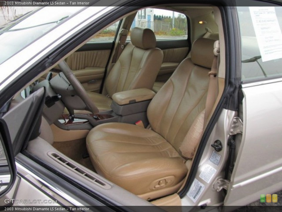 Tan Interior Photo for the 2003 Mitsubishi Diamante LS Sedan #55880547