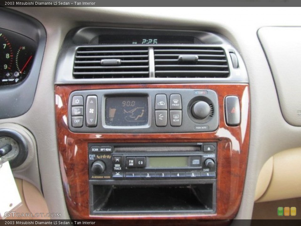 Tan Interior Controls for the 2003 Mitsubishi Diamante LS Sedan #55880563