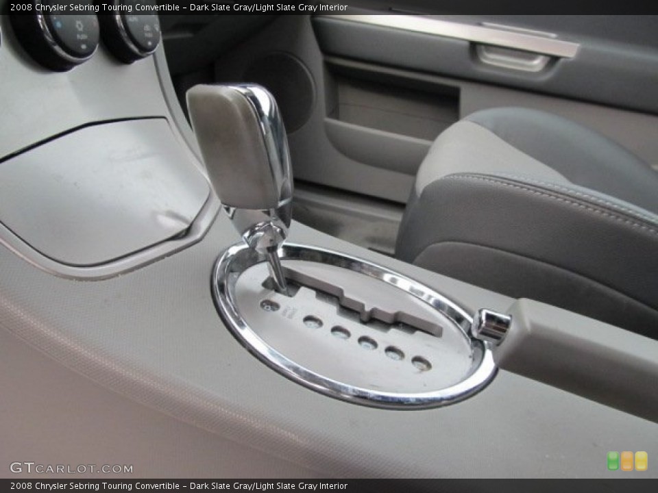 Dark Slate Gray/Light Slate Gray Interior Transmission for the 2008 Chrysler Sebring Touring Convertible #55880956