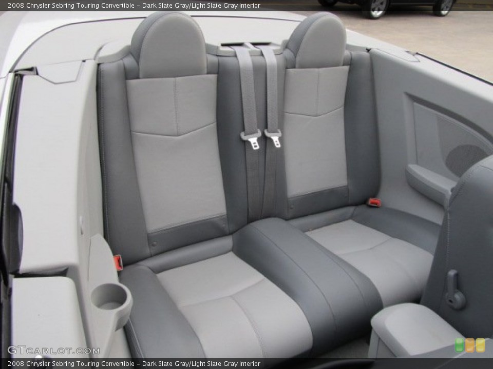 Dark Slate Gray/Light Slate Gray Interior Photo for the 2008 Chrysler Sebring Touring Convertible #55880983