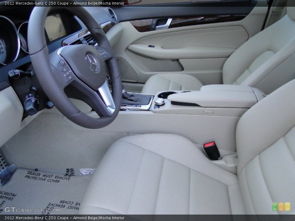 Almond Beige/Mocha Interior Photo for the 2012 Mercedes-Benz C 250 Coupe #55881400